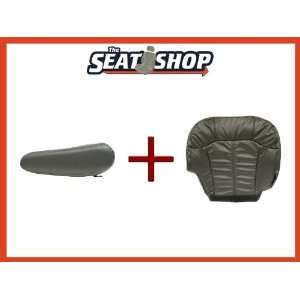 00 01 02 Chevy Silverado Graphite Leather Seat Cover bottom & arm rest 