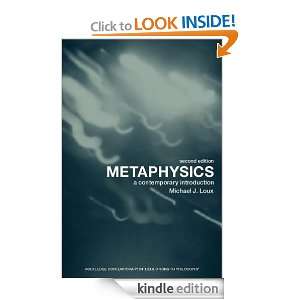 Metaphysics (Routledge Contemporary Introductions to Philosophy 