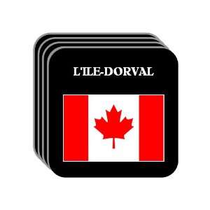  Canada   LILE DORVAL Set of 4 Mini Mousepad Coasters 
