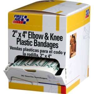Elbow/Knee Plastic Bandages (2x4) 25/Box