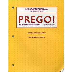  Laboratory Manual to Accompany Prego An Invitation to Italian 