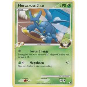  Pokemon Platinum Rising Rivals #24 Heracross 4 Rare Card 
