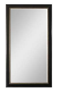   with an antiqued silver liner. Mirror has a generous 1 1/4 bevel