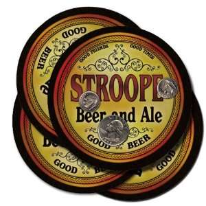  STROOPE Family Name Beer & Ale Coasters 