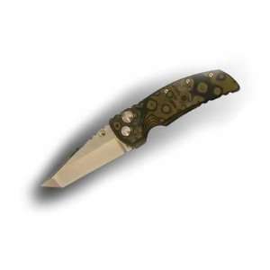   OD Green Camo G 10 Handle, 4 in. Tanto Blade, Plain: Sports & Outdoors