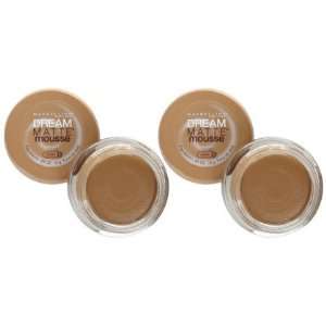 Maybelline Dream Matte Mousse Foundation, Toffee, 2 ct (Quantity of 3)