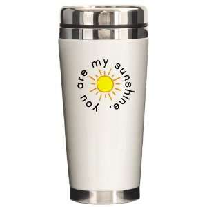  Sunshine round Cute Ceramic Travel Mug by 
