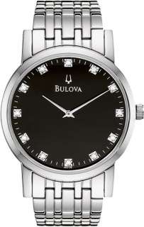 96D106 Bulova Mens Watch Diamonds  
