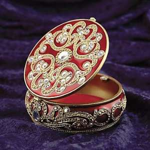   Beautiful Jeweled Trinket Jewelry Box  Dolce Palermo: Home & Kitchen