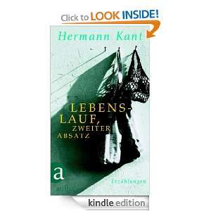 Lebenslauf, zweiter Absatz Erzählungen (German Edition) Hermann 