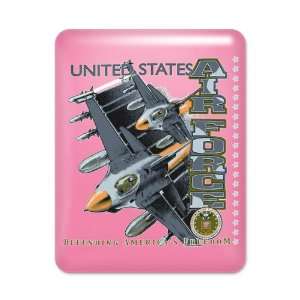 iPad Case Hot Pink United States Air Force Defending Americas Freedom