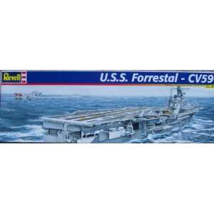  Revell USS FORRESTAL CV59 US Navy Carrier Model Kit Toys 