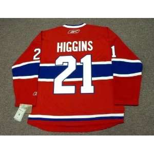 : CHRIS HIGGINS Montreal Canadiens REEBOK RBK Premier Home NHL Hockey 