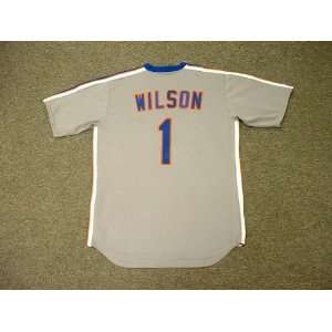 MOOKIE WILSON New York Mets 1987 Majestic Cooperstown Throwback Away 