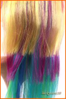2011 New Fashion Women Mixed Colors Cosplay Synthetic Hair Wig LH08 