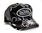 Authentic Brand New Von Dutch Black Hawaiian Cap Hat