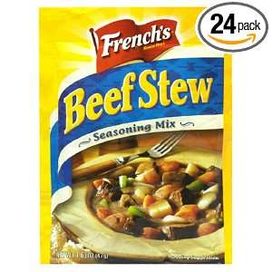 Frenchs Seasoning Mix, Beef Stew, 1.63 Ounce Packets (Pack of 24 