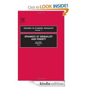   of Inequality and Poverty, Volume 13 (Research on Economic Inequality