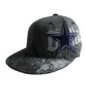   Cowboys Flex Hat Grey Series Flat Brim Flex Hat