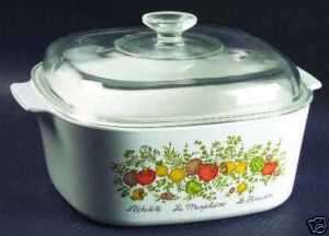 PYREX Corning SPICE OF LIFE 5 Qt 10½ Square Casserole  