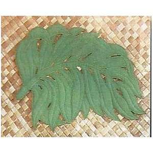  Hawaiian Floral Placemat Cut Out Palm Leaf