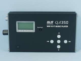 QLS QA350 MOD V2 Black WAV Hi Fi Music Player+ SD Card+Remote Control 