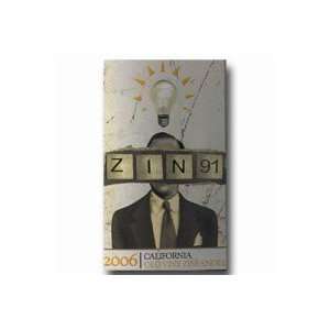  Zin 91 Old Vine Zinfandel 2006 750ML Grocery & Gourmet 
