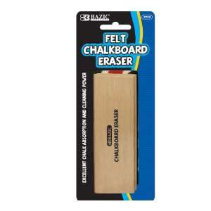  BAZIC Felt Chalkboard Eraser, Case Pack 12: Office 
