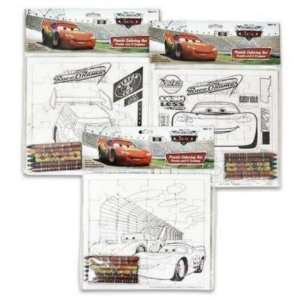    Puzzle Set 20 Piece And 6 Crayon Cars Case Pack 36 
