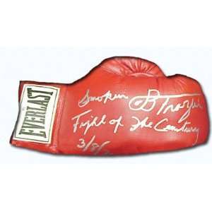 com Joe Frazier Autographed Everlast Boxing Glove with Smokin Joe 