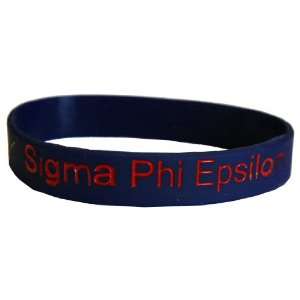  Sigma Phi Epsilon Silicone Wristband   Two Pack 