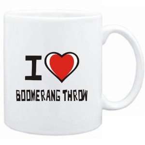    Mug White I love Boomerang Throw  Sports