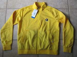 Adidas Yellow Iconic Track Top Jacket Coat a A NWT  