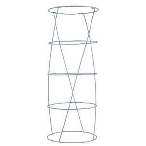 Besa Lighting C4128B SL Curved Silver Tondo Wireform Cage with Silver 