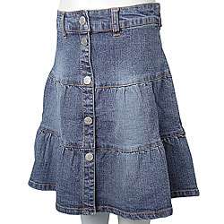 Bongo Juniors Button Front Denim Skirt  