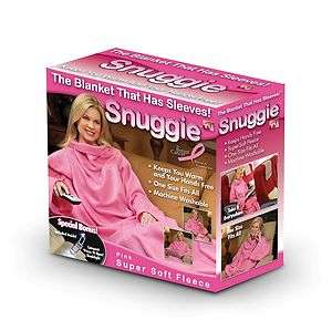 SNUGGIE Blanket NEW Womens One Size PINK Robe Warm Fleece FAST FREE 