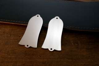 Gibson Blank Metal Truss Rod Cover Nickel Silver or Brass   Brushed or 