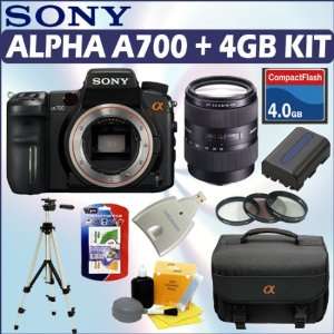   Sony Alpha A700 12.24MP Digital SLR Camera with 16 105mm Lens Camera