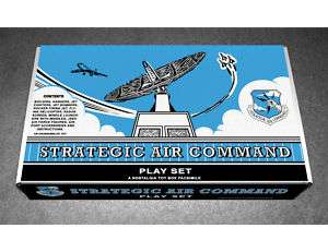 Marx STRATEGIC AIR COMMAND or AIR FORCE Play Set Box  