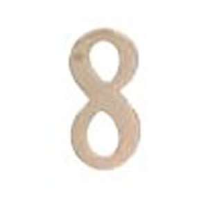  Pulls and Accessories 2818 House Number 8 4 inch