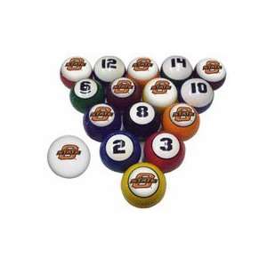  State Cowboys   College Billiard Ball Set   16 ball, numbered set 