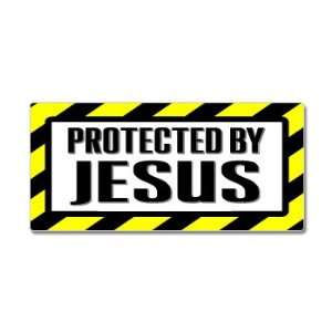  Protected By Jesus   Window Bumper Sticker Automotive