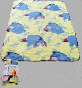 Eeyore blanket bedding 50x60 Pooh fleece Disney  