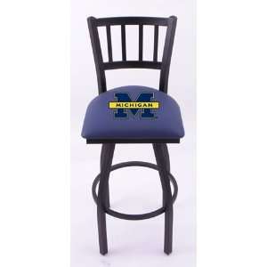   of Michigan Wolverines Game Room Bar Stool With Back 