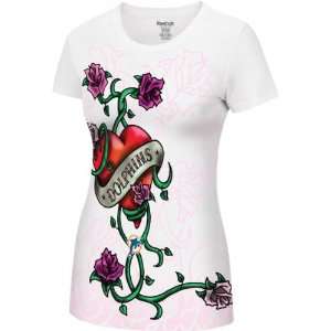   Shirt: Reebok NFL White Thorny Rose Womens T Shirt: Sports & Outdoors
