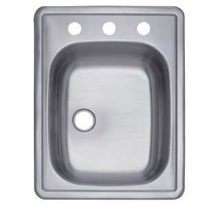   PK221755BNL self rimming stainless steel bar sink: Home Improvement