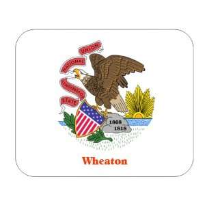  US State Flag   Wheaton, Illinois (IL) Mouse Pad 