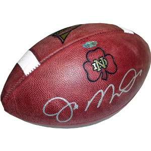    Joe Montana Autographed Notre Dame Football: Sports & Outdoors