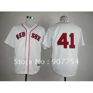  boston red sox #41 victor martinez white cool base jersey boston 