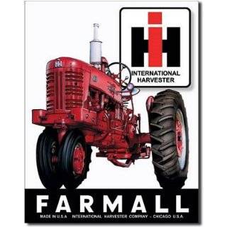   Farmall 400 IH Tractor Retro Vintage Tin Sign by Poster Revolution
